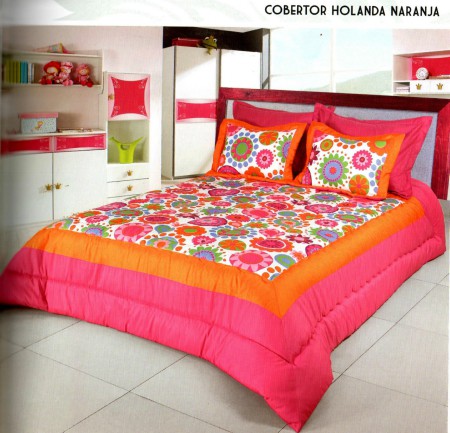 COBERTOR HOLANDA NARANJA